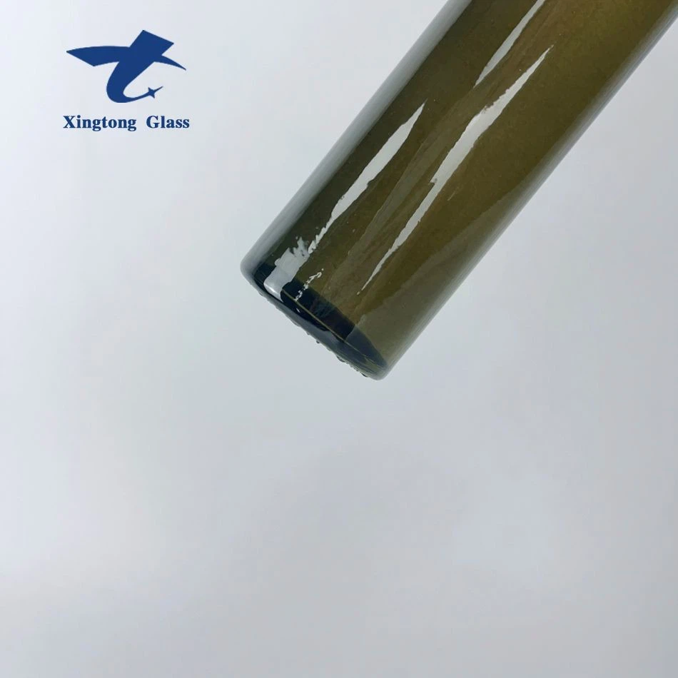 Flat Shoulder Olive Oil Glass Bottles