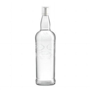 ขวดแก้วใสขนาด 1,000 มล